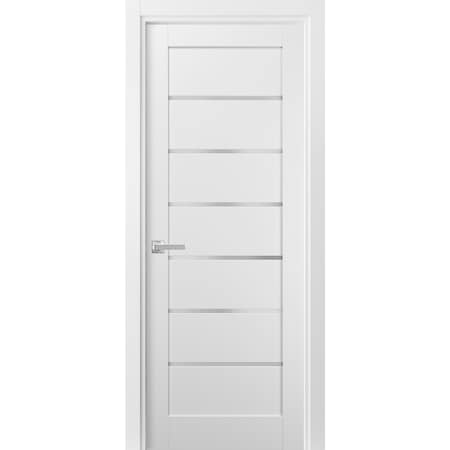 Sartodoors French Interior Door, 28" x 80", White QUADRO4117ID-WS-28